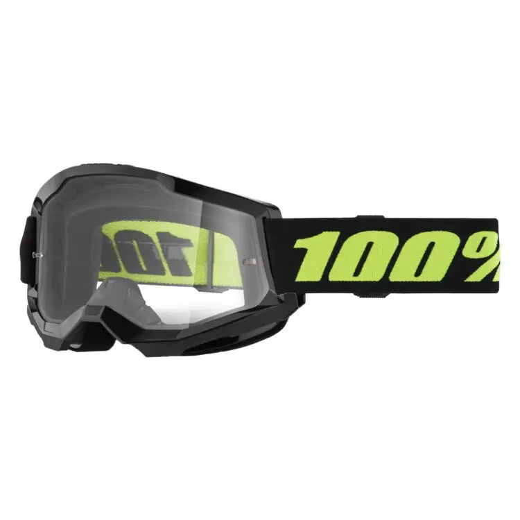 100% Strata 2 Goggles - Solar Eclipse Clear Lens - Goggles