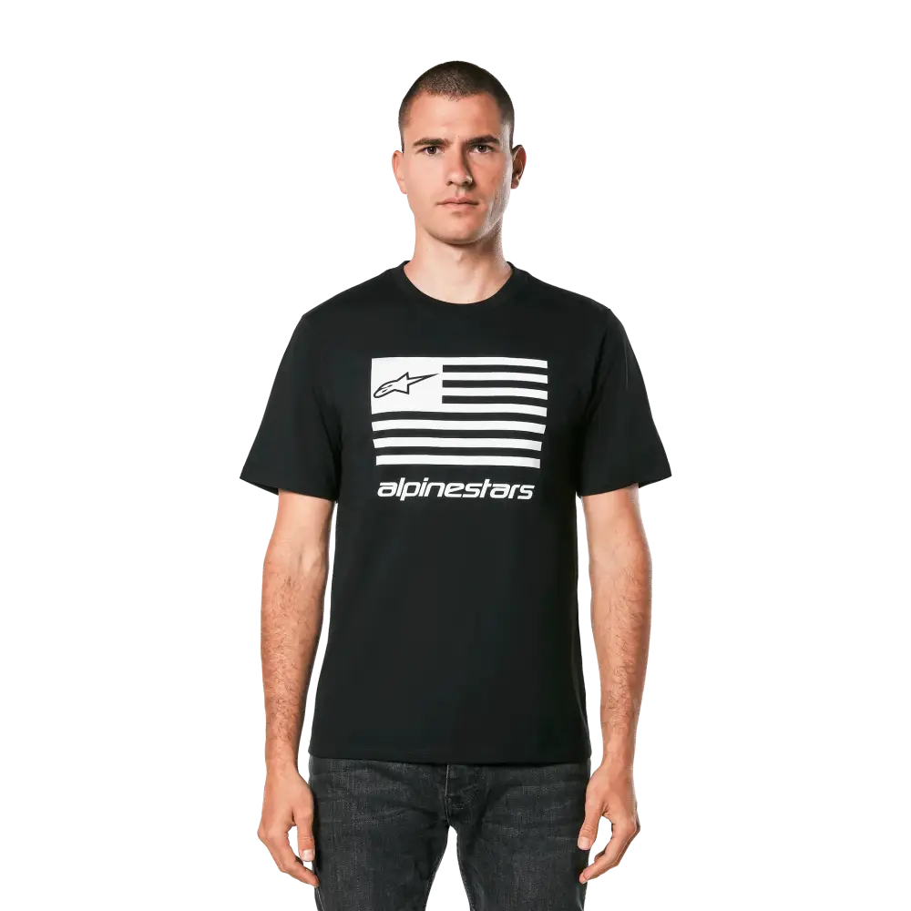 Alpinestars Flag T-Shirt Black/White