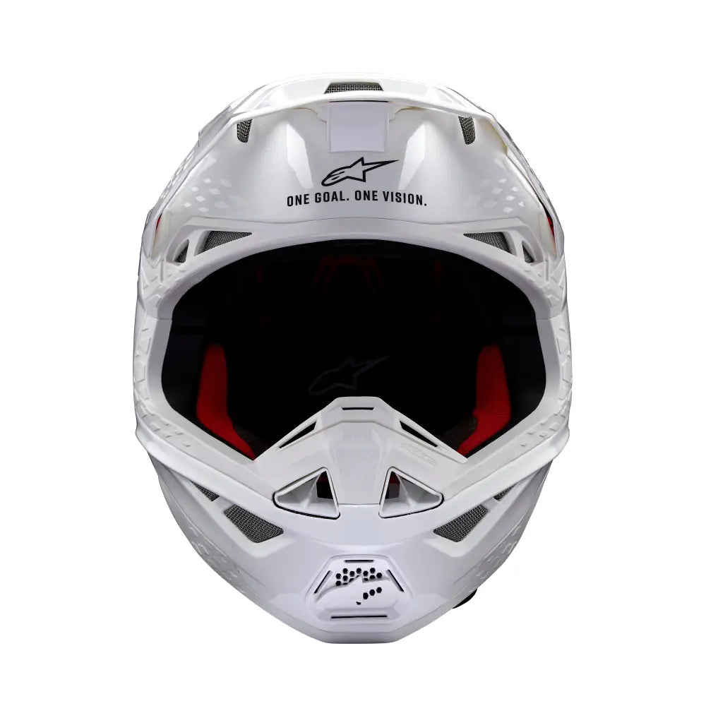 Alpinestars Supertech M10 Solid Helmet White Glossy