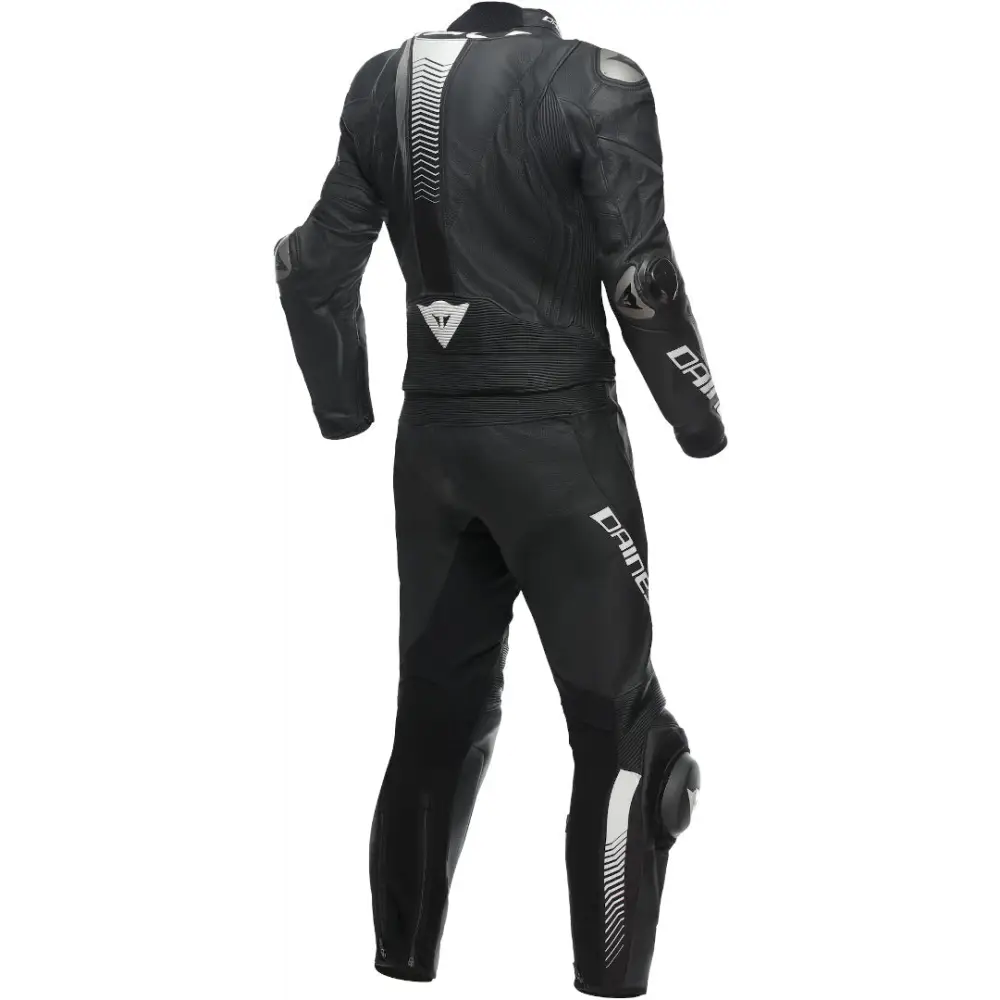 Dainese Laguna Seca 5 2-Piece Motorcycle Leather Suit Black/White