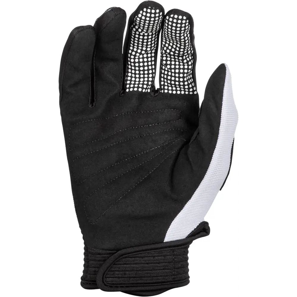 Fly Racing Dirt Youth F-16 Gloves Black/White