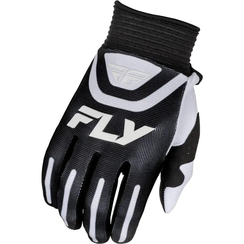 Fly Racing Dirt Youth F-16 Gloves Black/White - 378-912Y3XS