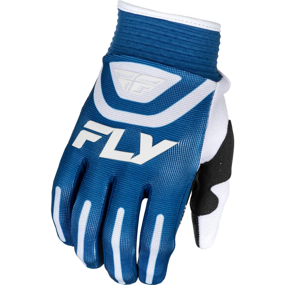 Fly Racing Dirt Youth F-16 Gloves Dark Blue/White