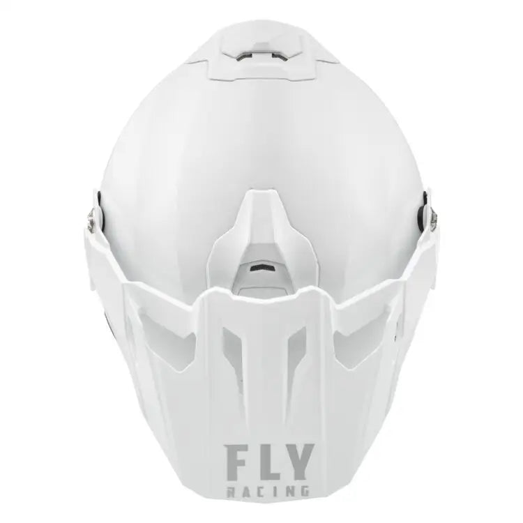 Fly Racing Trekker Solid Helmet White - Helmet