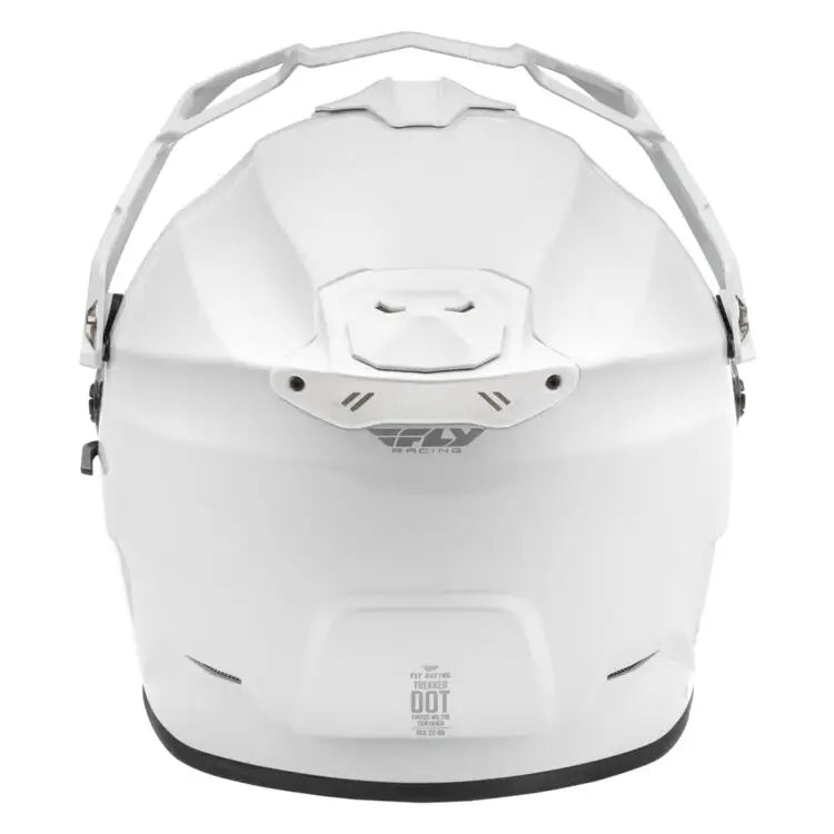 Fly Racing Trekker Solid Helmet White - Helmet