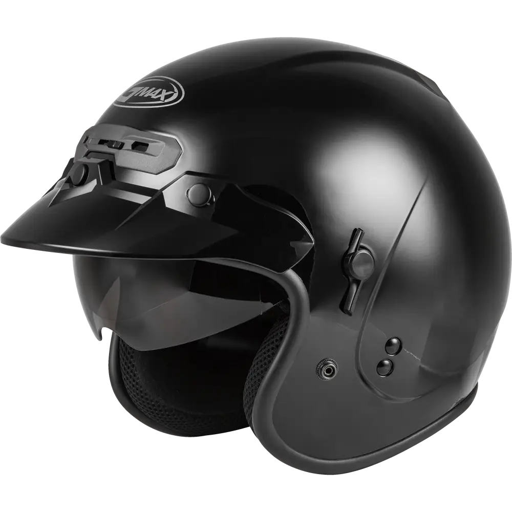 GMAX GM-32 Open-Face Helmet Black - Helmet
