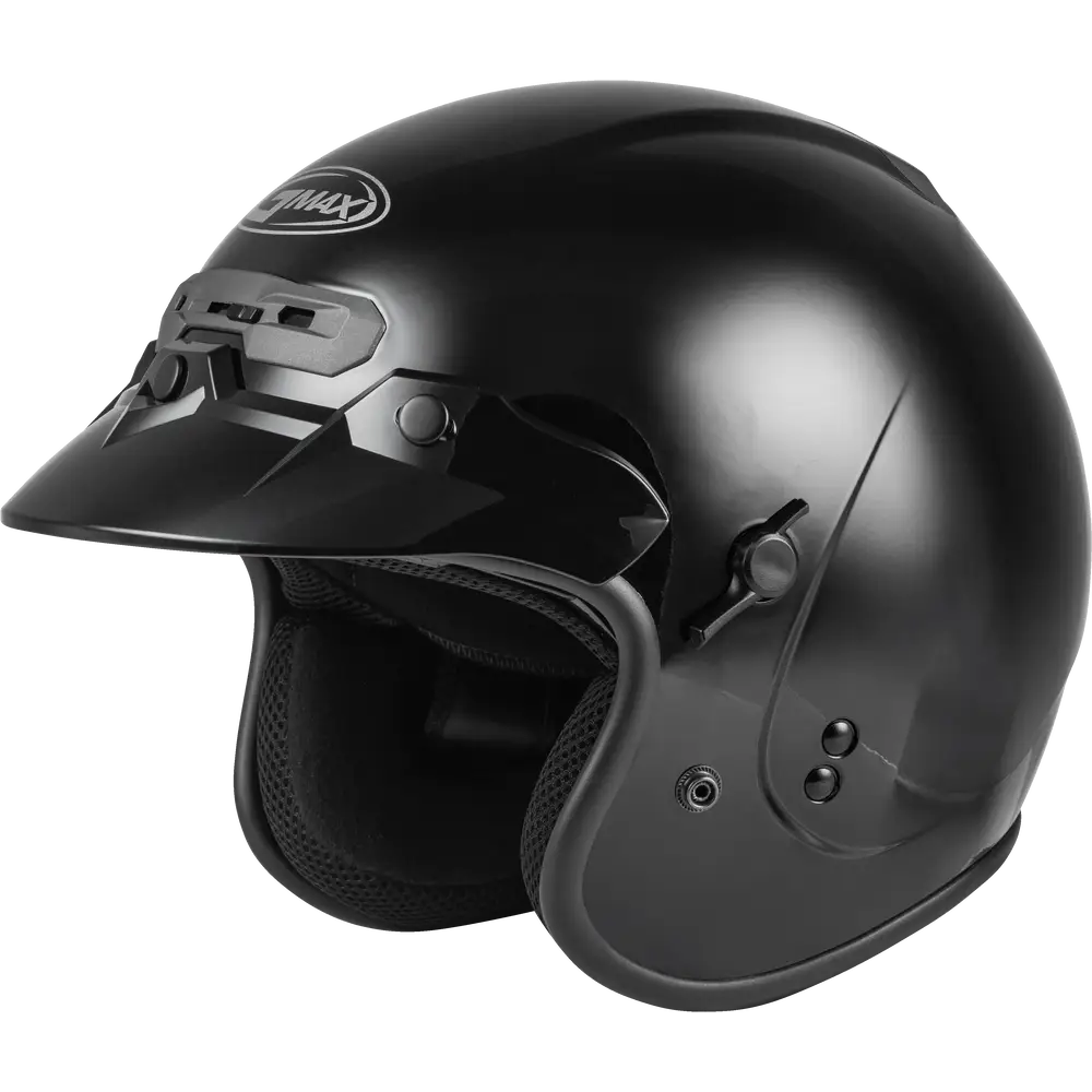 GMAX GM-32 Open-Face Helmet Black - XS - Helmet