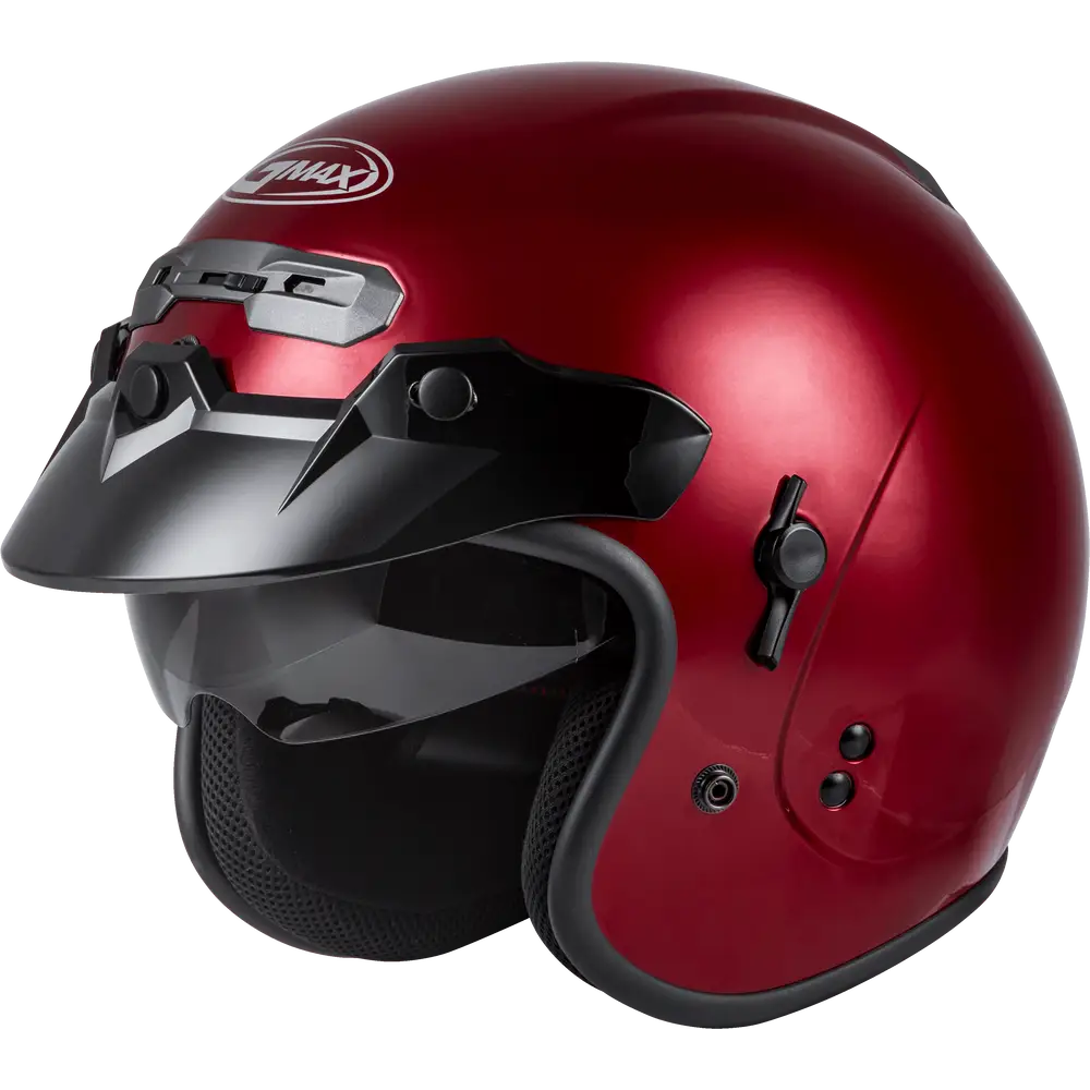 GMAX GM-32 Open-Face Helmet Candy Red - Helmet