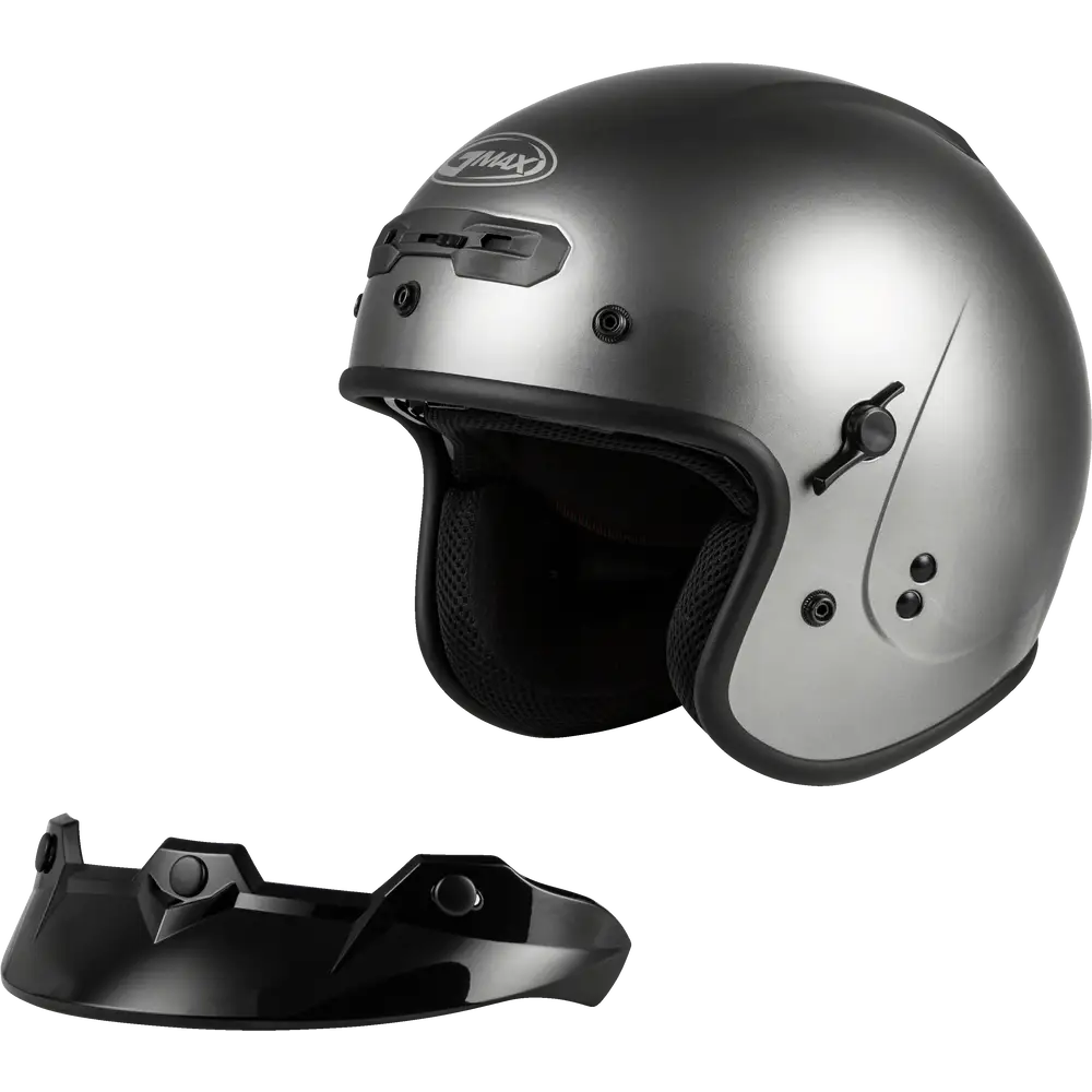 GMAX GM-32 Open-Face Helmet Titanium - Helmet