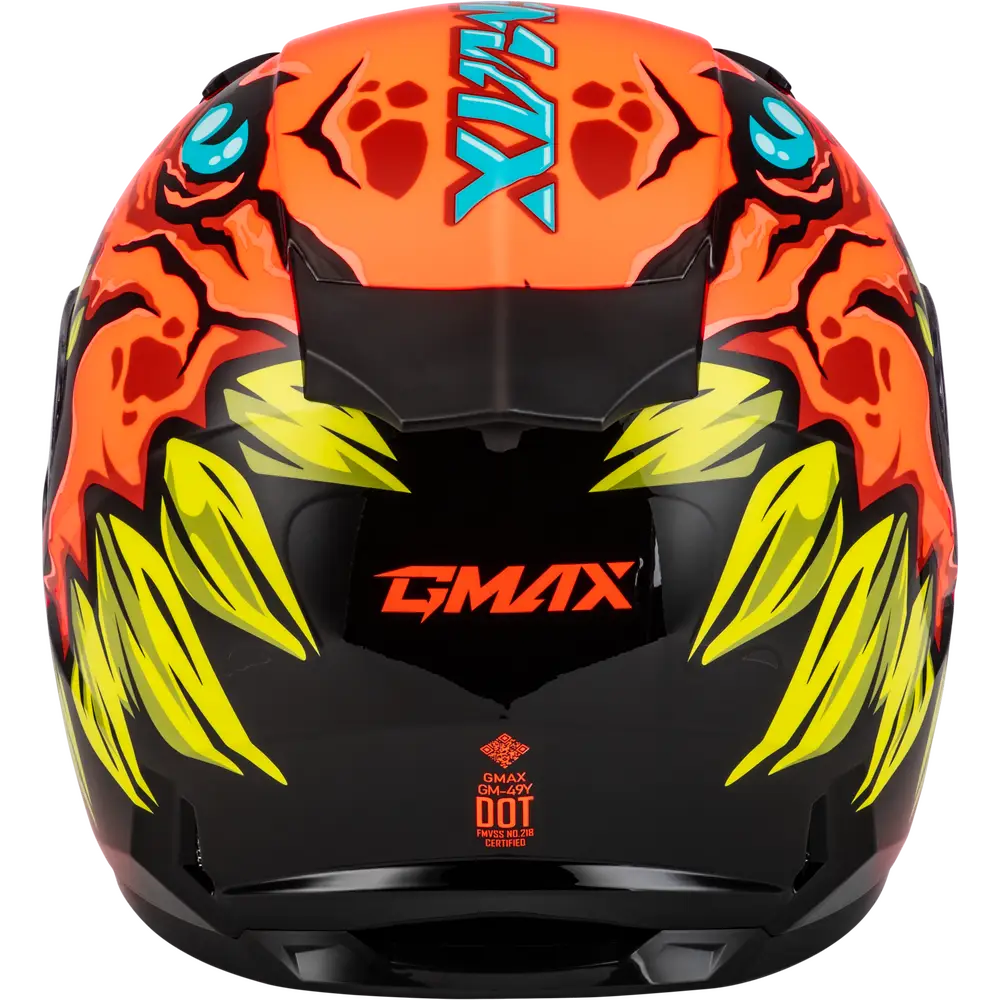 GMAX GM-49Y Drax Youth Helmet Orange