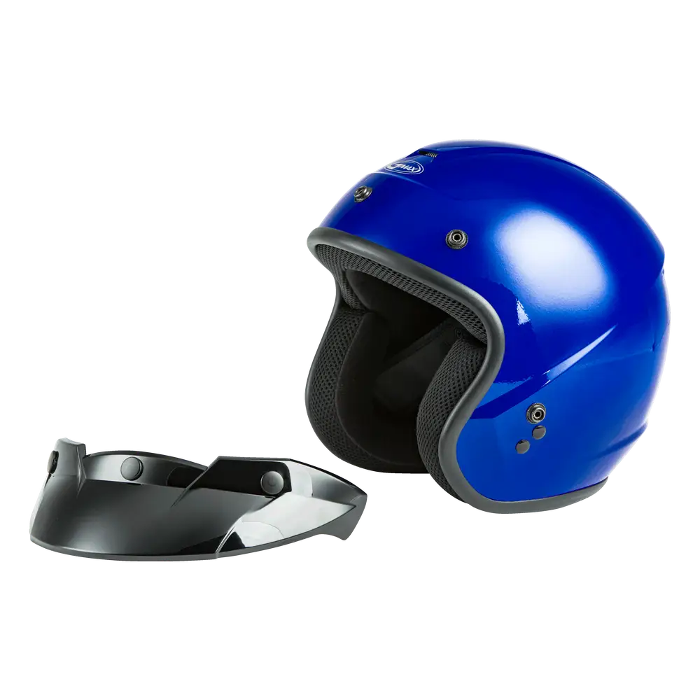 GMAX OF-2Y Youth Open-Face Helmet Blue