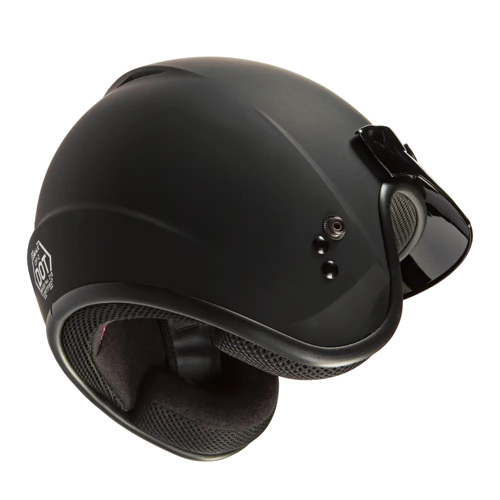 GMAX OF-2Y Youth Open-Face Helmet Matte Black