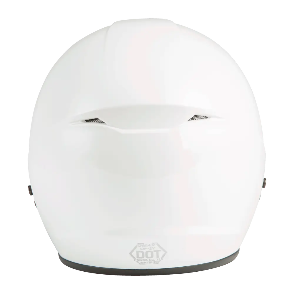 GMAX OF-2Y Youth Open-Face Helmet White