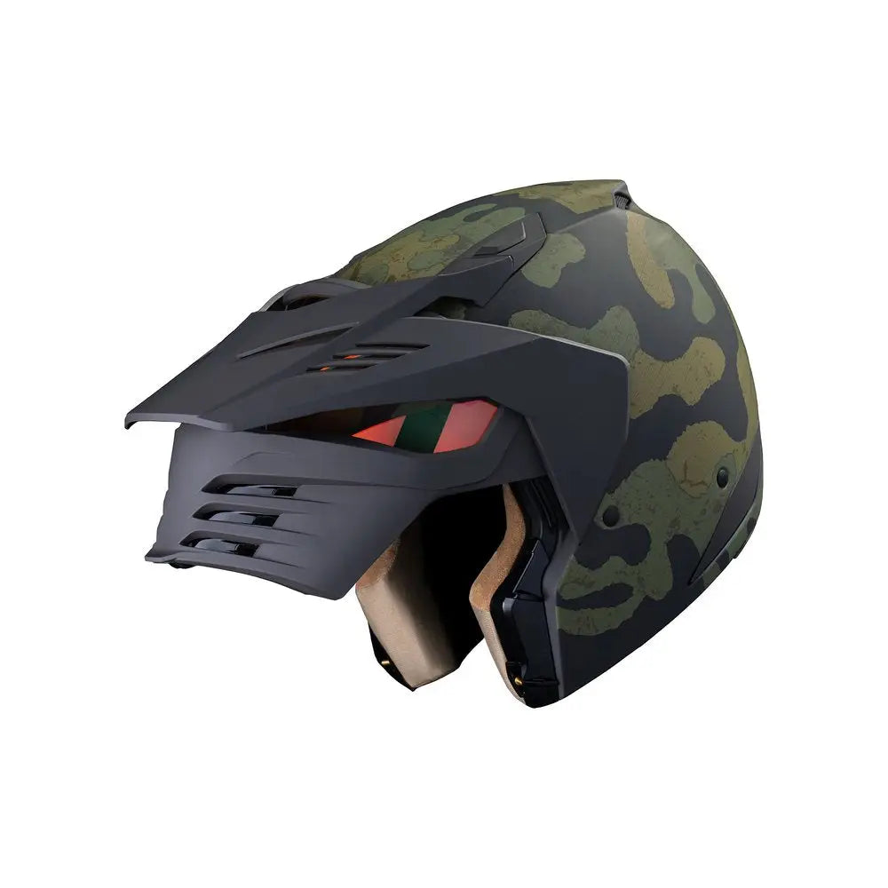 Icon Elsinore Magnacross Helmet Green