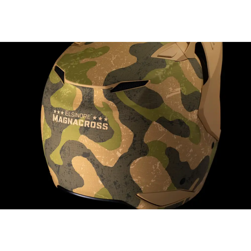Icon Elsinore Magnacross Helmet Tan