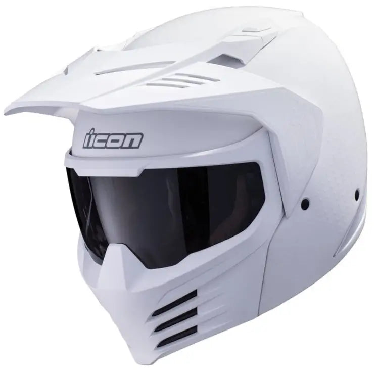 Icon Elsinore Monotype Helmet White