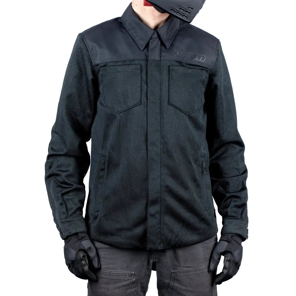 Icon Upstate Mesh CE Jacket Black