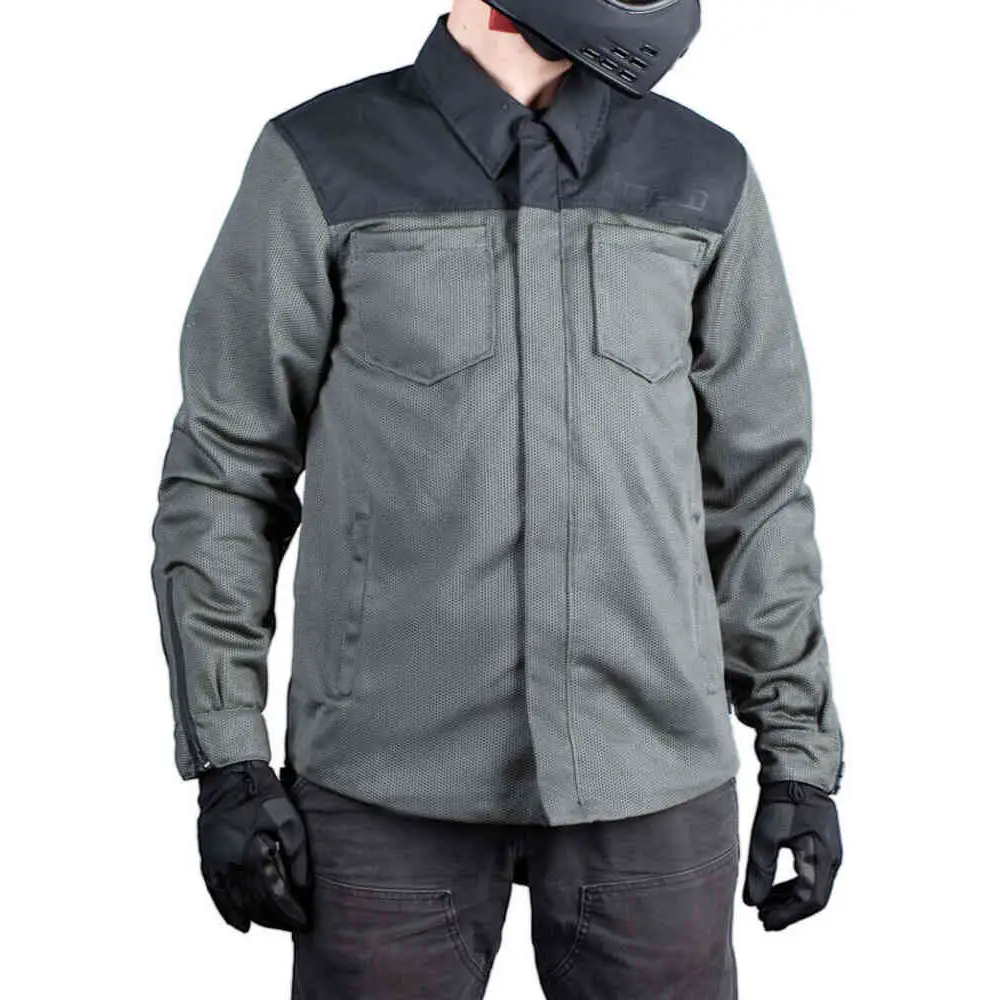 Icon Upstate Mesh CE Jacket Gray