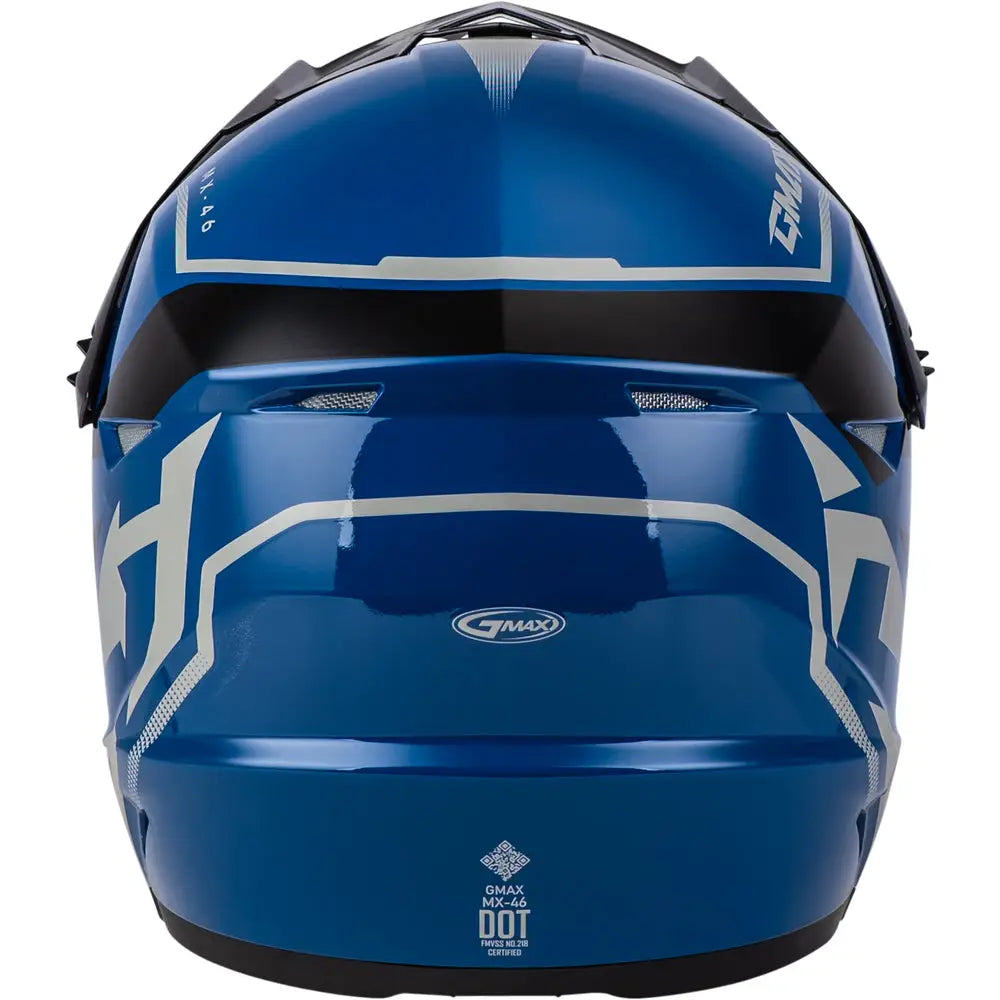 MX-46Y Compound Off-Road Youth Helmet Blue/Black/Grey