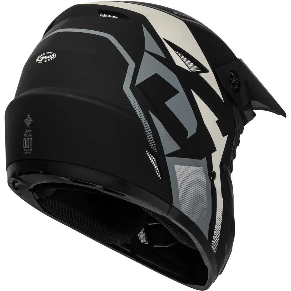 MX-46Y Compound Off-Road Youth Helmet Matte Black/Grey/White