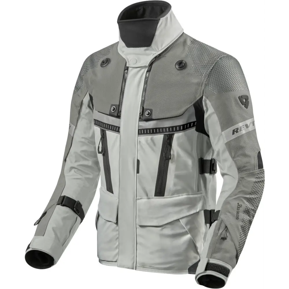 REV’IT! Dominator 3 GTX Jacket Silver/Anthracite - FJT288-4130-S