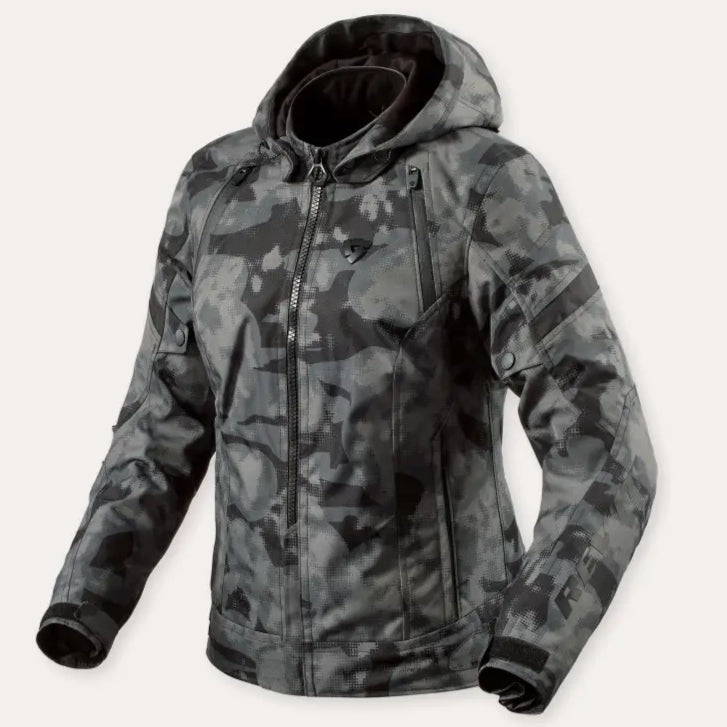 REV’IT! Flare 3 H2O Women’s Jacket Camo Dark Grey - Jacket