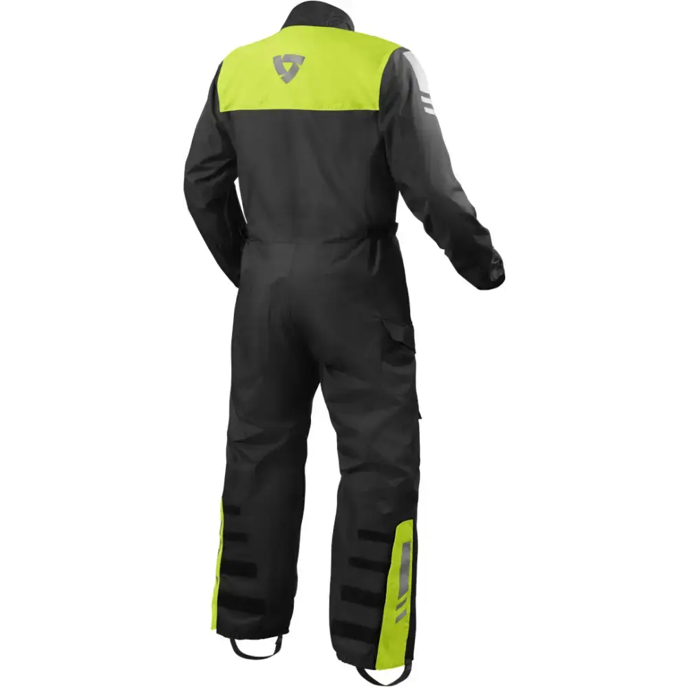 REV’IT! Pacific 4 H2O Rain Suit Black-Neon Yellow