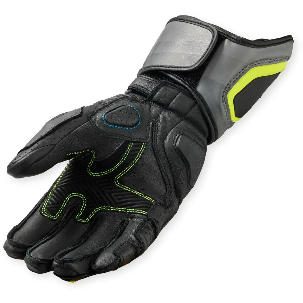 REV’IT! Quantum 3 Gloves Grey/Neon Yellow
