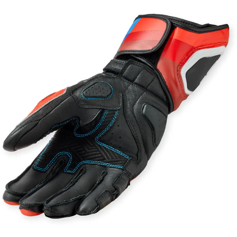 REV’IT! Quantum 3 Gloves Neon Red/Blue