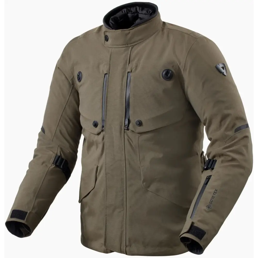 REV’IT! Trench 2 GTX Jacket Black/Olive
