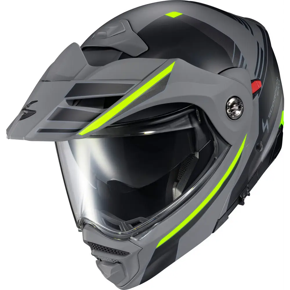 Scorpion EXO-AT960 Monk Helmet Grey/Hi-Viz
