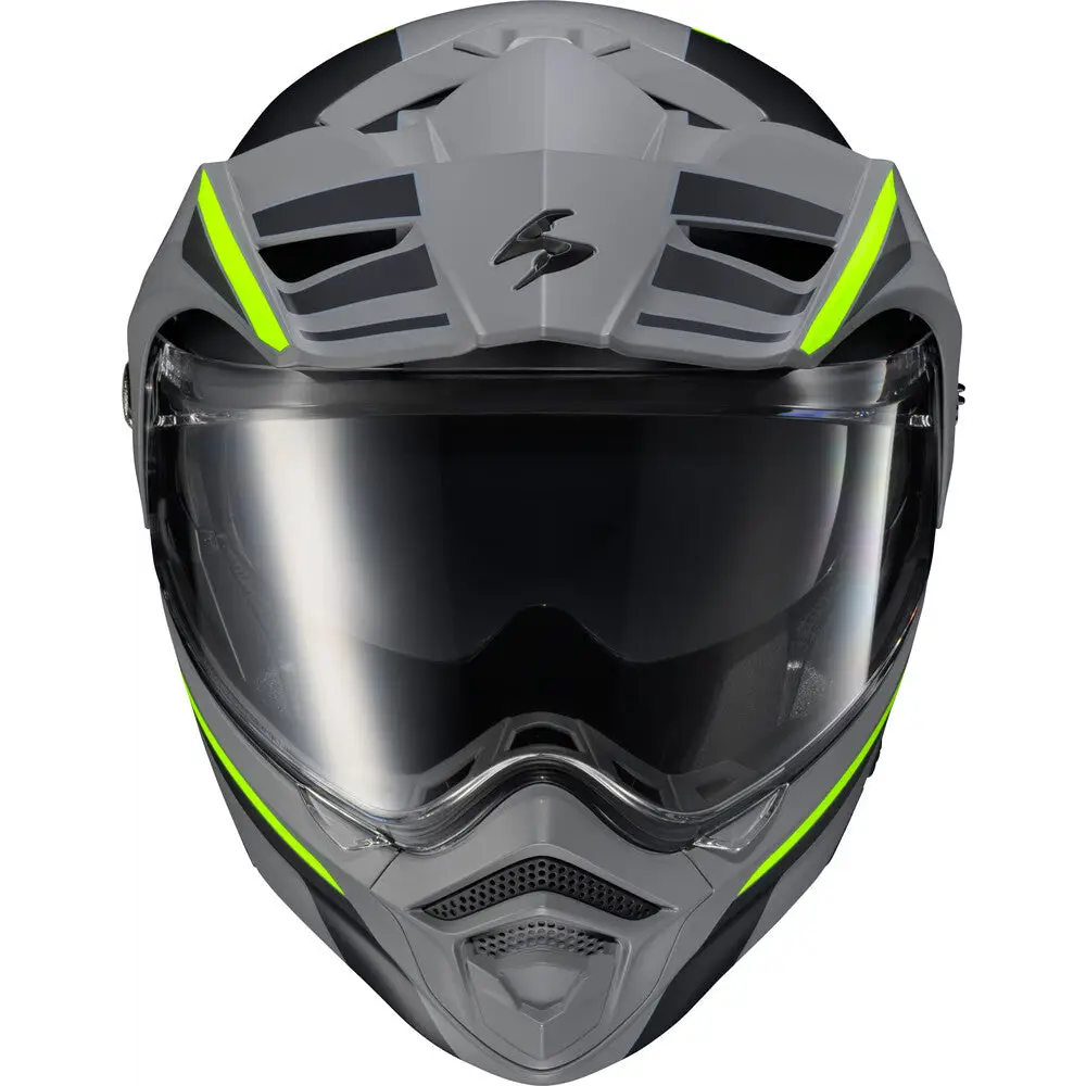 Scorpion EXO-AT960 Monk Helmet Grey/Hi-Viz