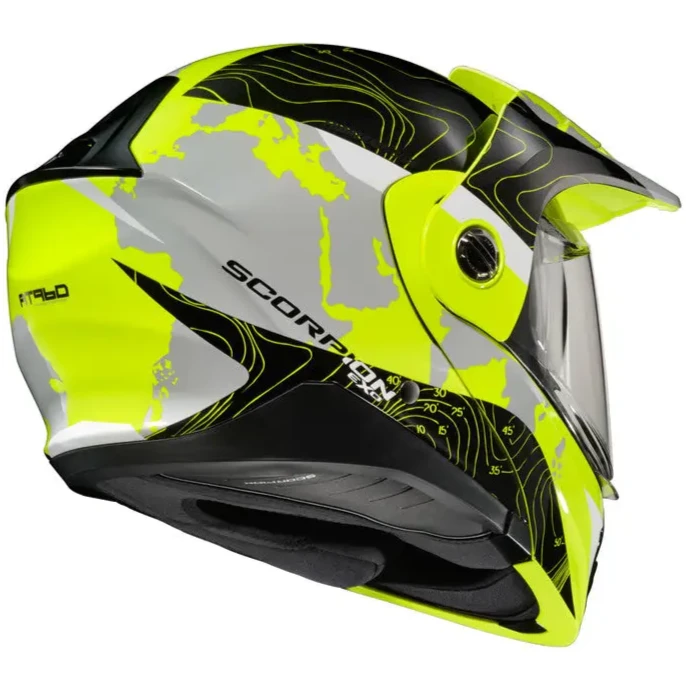 Scorpion EXO-AT960 Topographic Helmet Hi-Vis/Black - Helmet