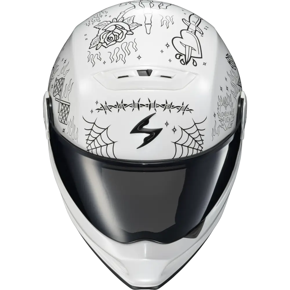 Scorpion EXO Covert FX The Litas 2 Helmet White