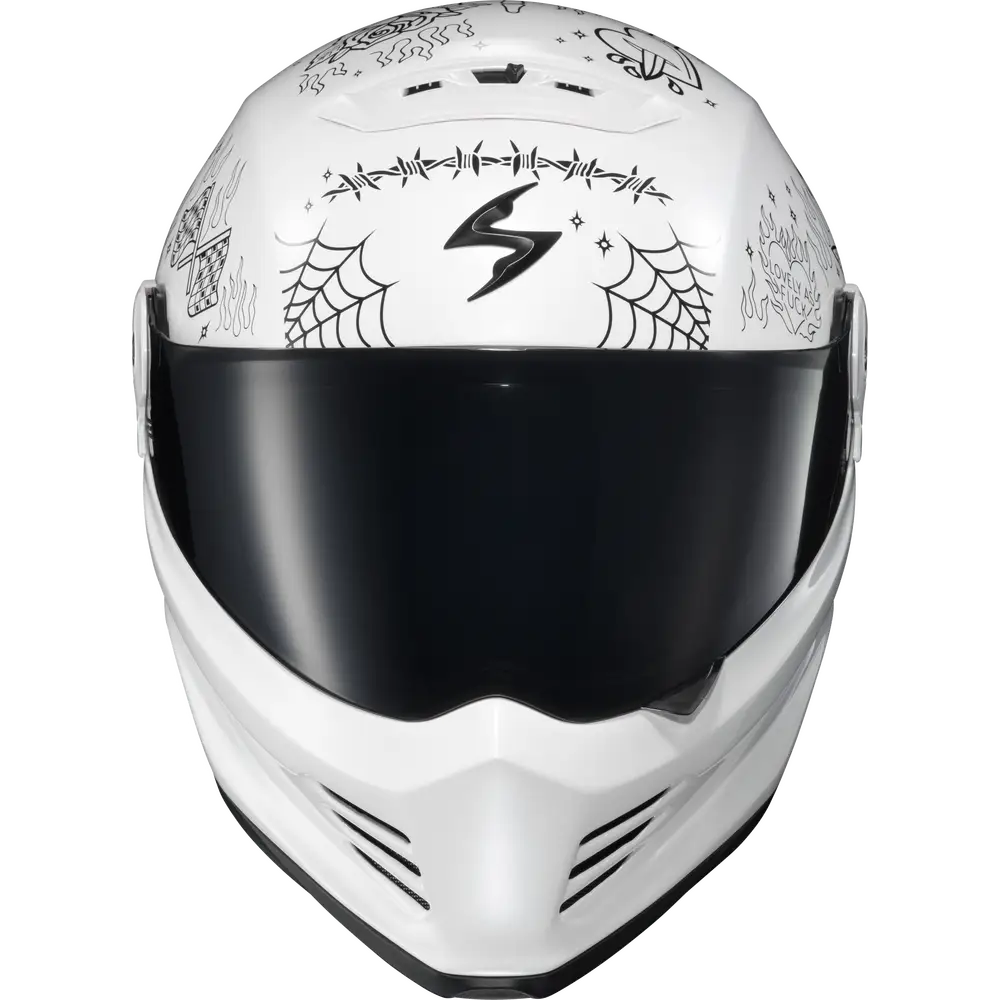 Scorpion EXO Covert FX The Litas 2 Helmet White