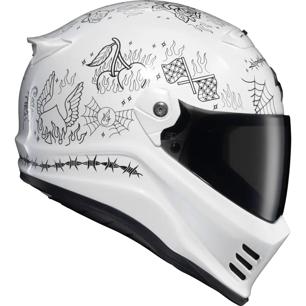 Scorpion EXO Covert FX The Litas 2 Helmet White