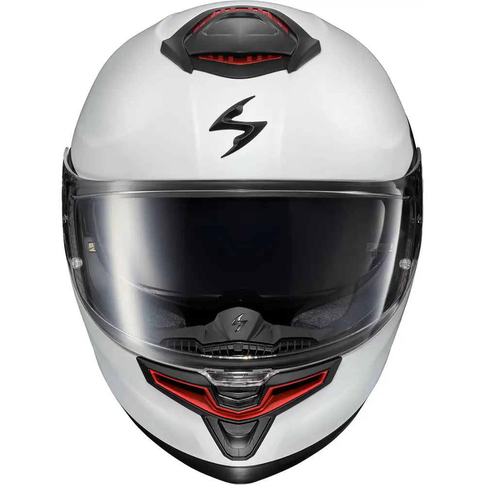 Scorpion EXO-Eclipse Helmet Solid Matte Pearl White