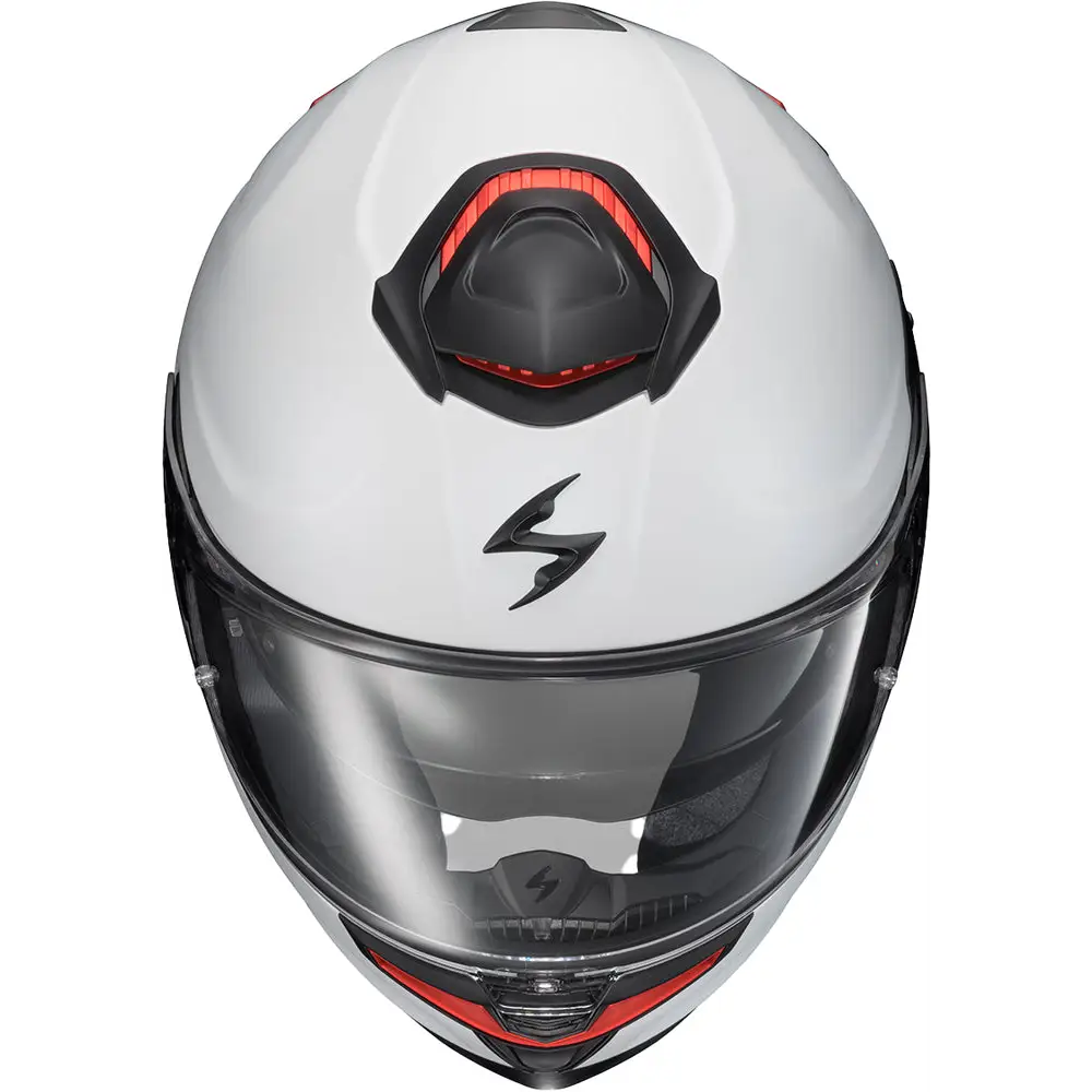 Scorpion EXO-Eclipse Helmet Solid Matte Pearl White