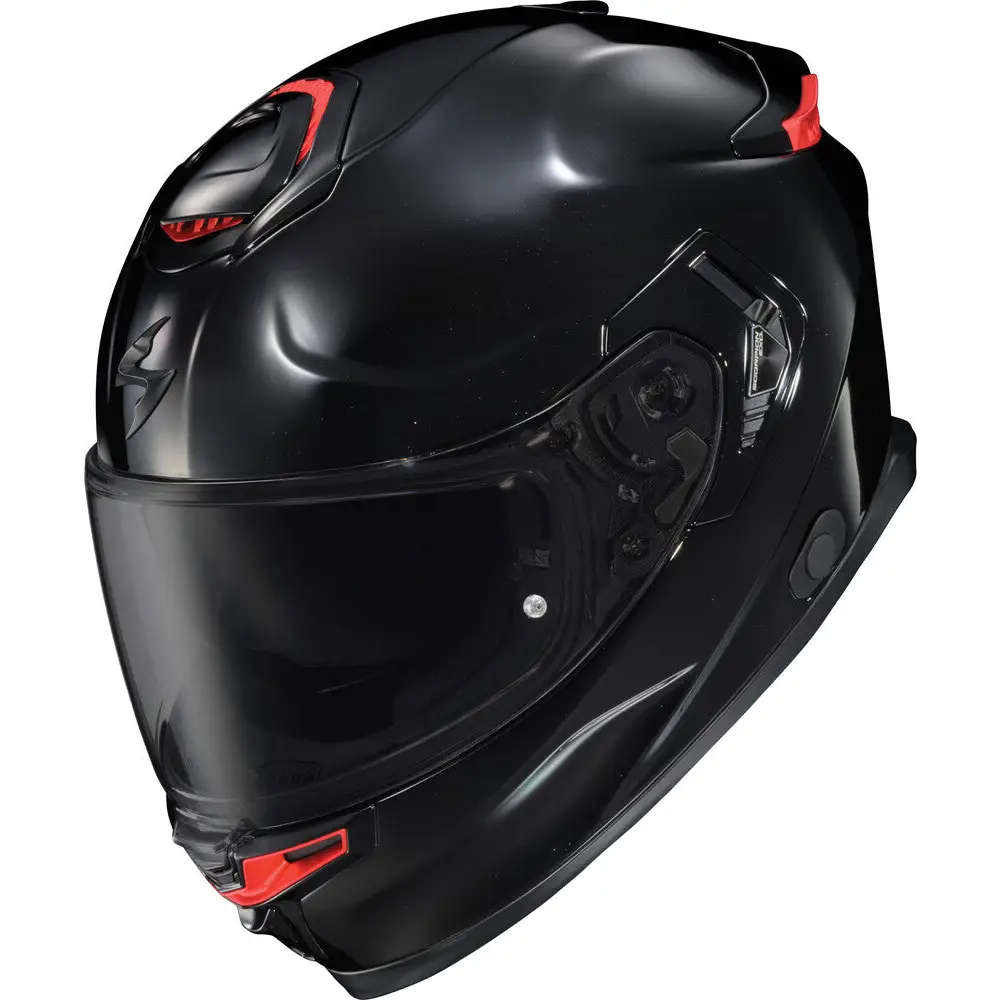 Scorpion EXO-Eclipse Helmet Solid Metallic Black