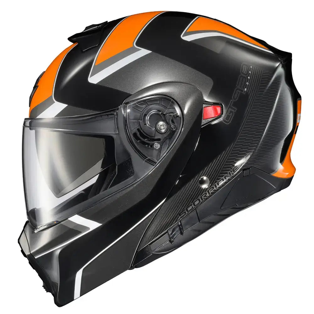 Scorpion EXO-GT930 Transformer Morph Helmet Black/Orange/White