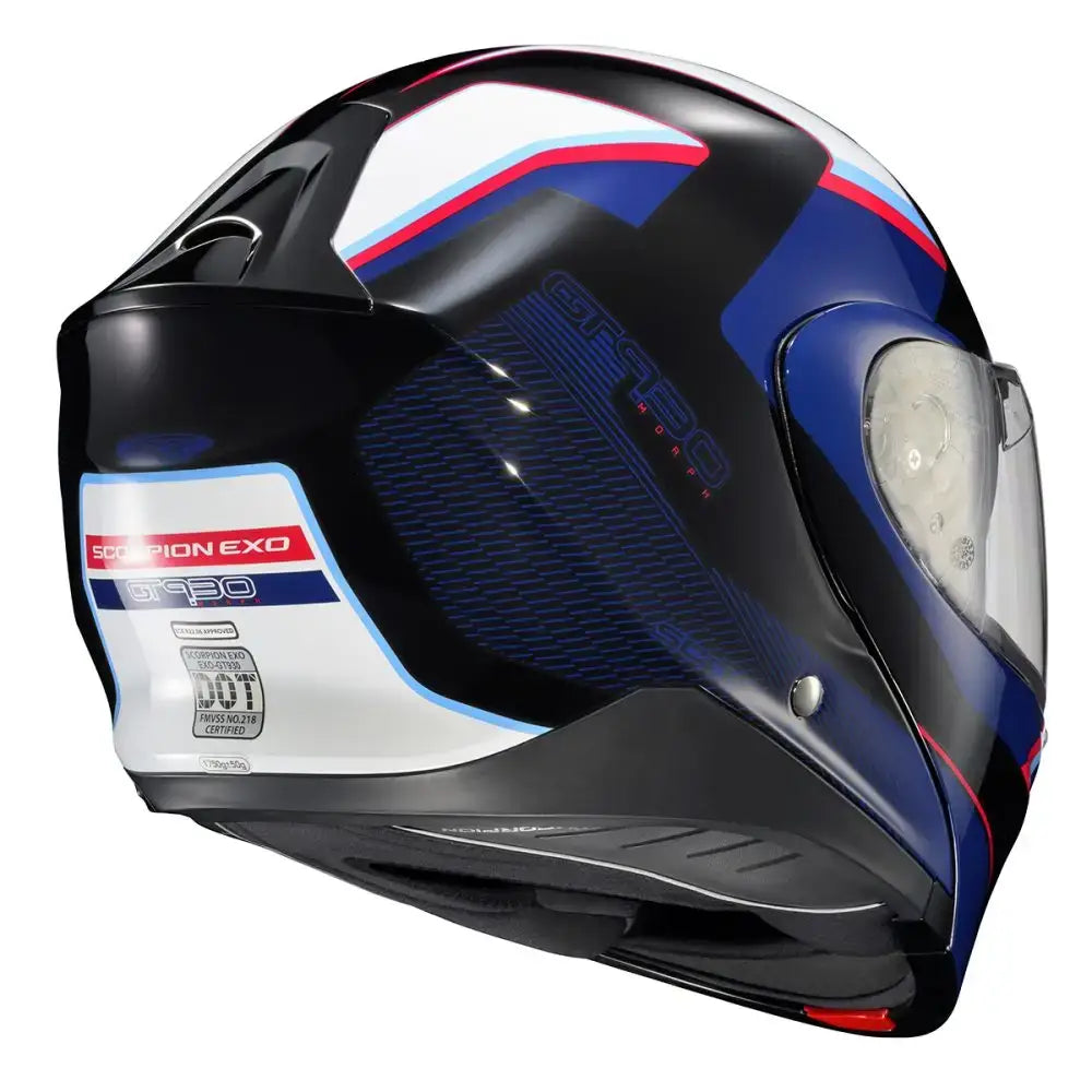 Scorpion EXO-GT930 Transformer Morph Helmet Blue/Red