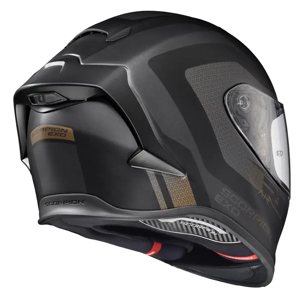 Scorpion EXO-R1 Air Hive Helmet Gold/Black