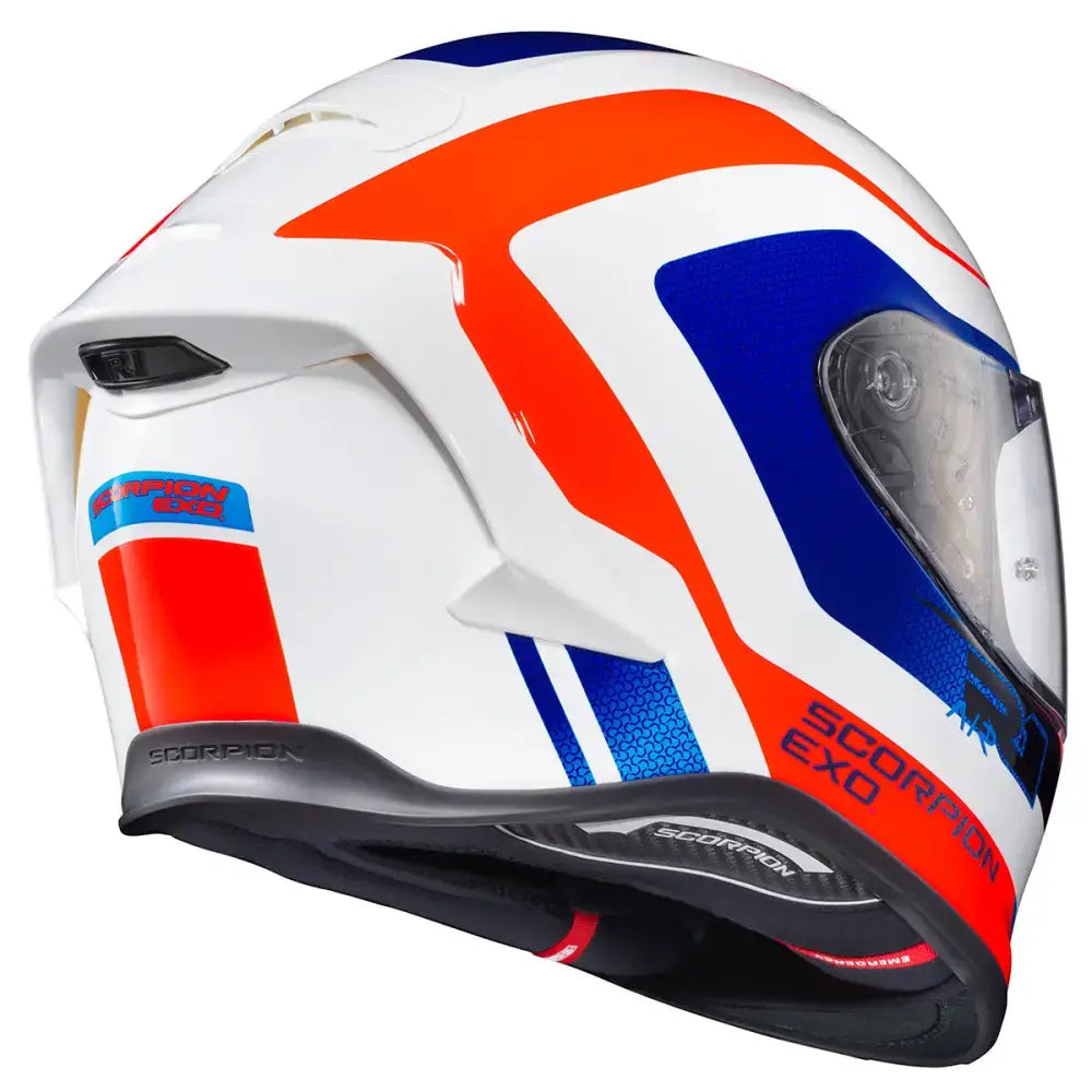 Scorpion EXO-R1 Air Hive Helmet Red/White/Blue