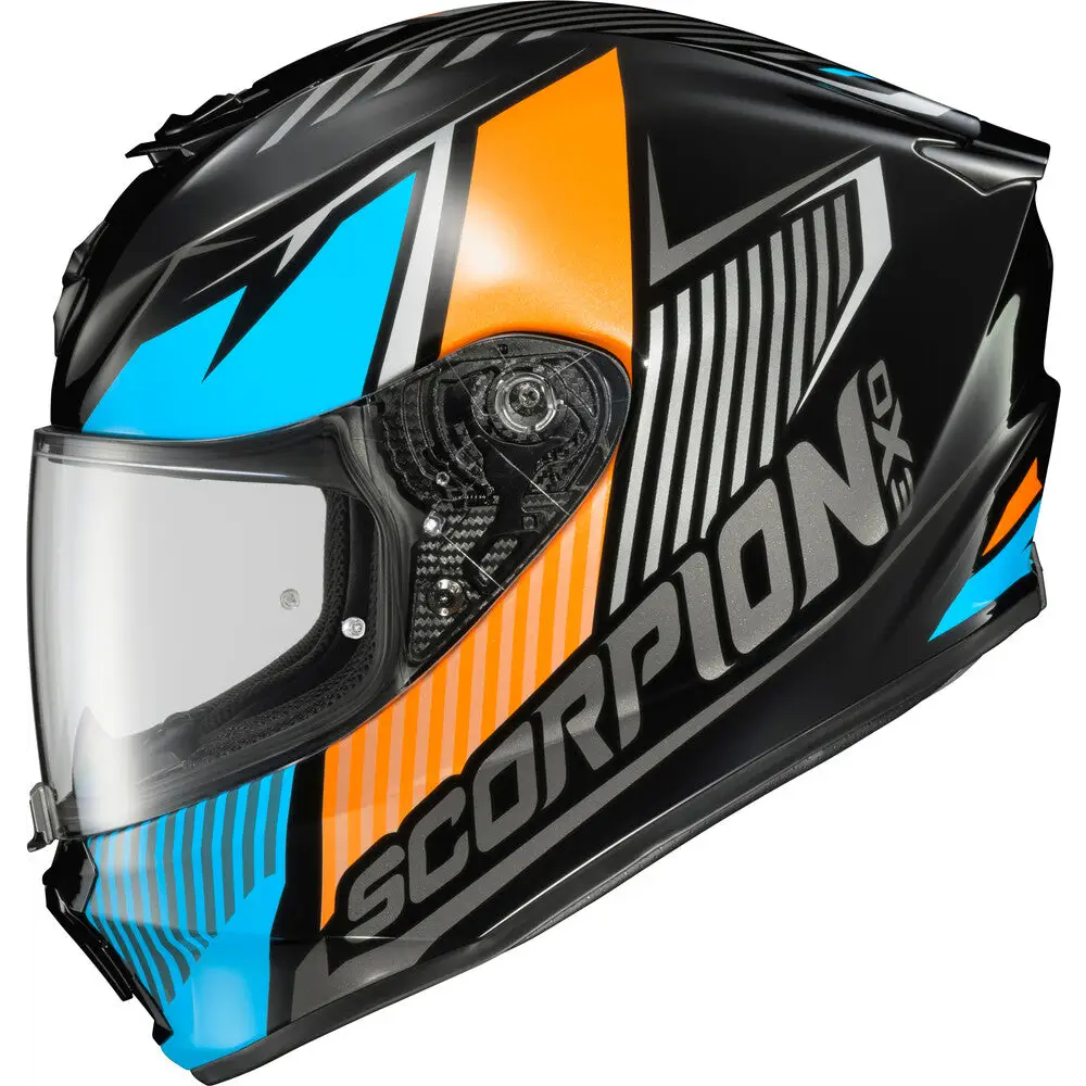 Scorpion EXO-R330 Hawker Helmet Blue