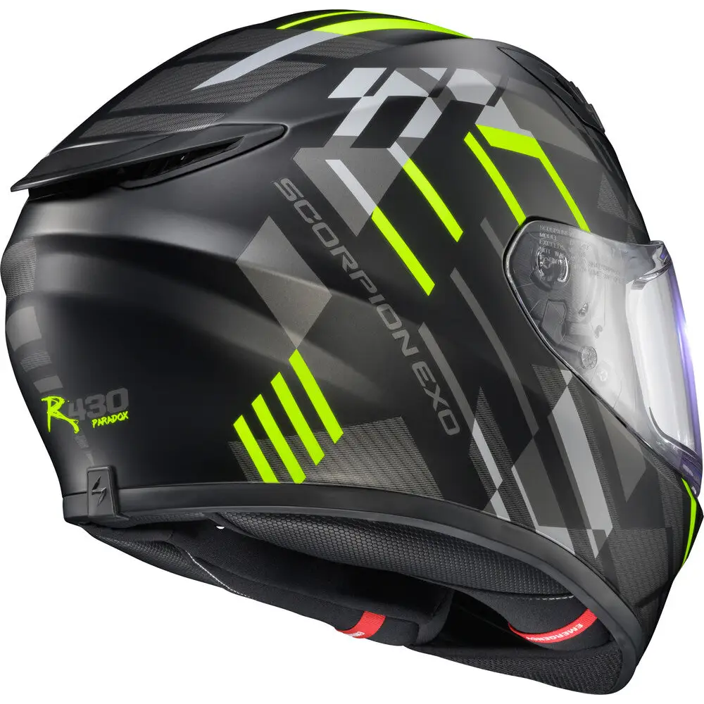 Scorpion EXO-R430 Paradox Helmet Hi-Viz