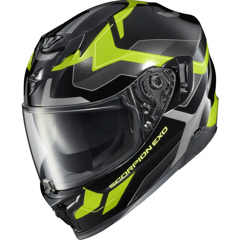 Scorpion EXO-T520 Zuse Helmet Black/Hi-Viz