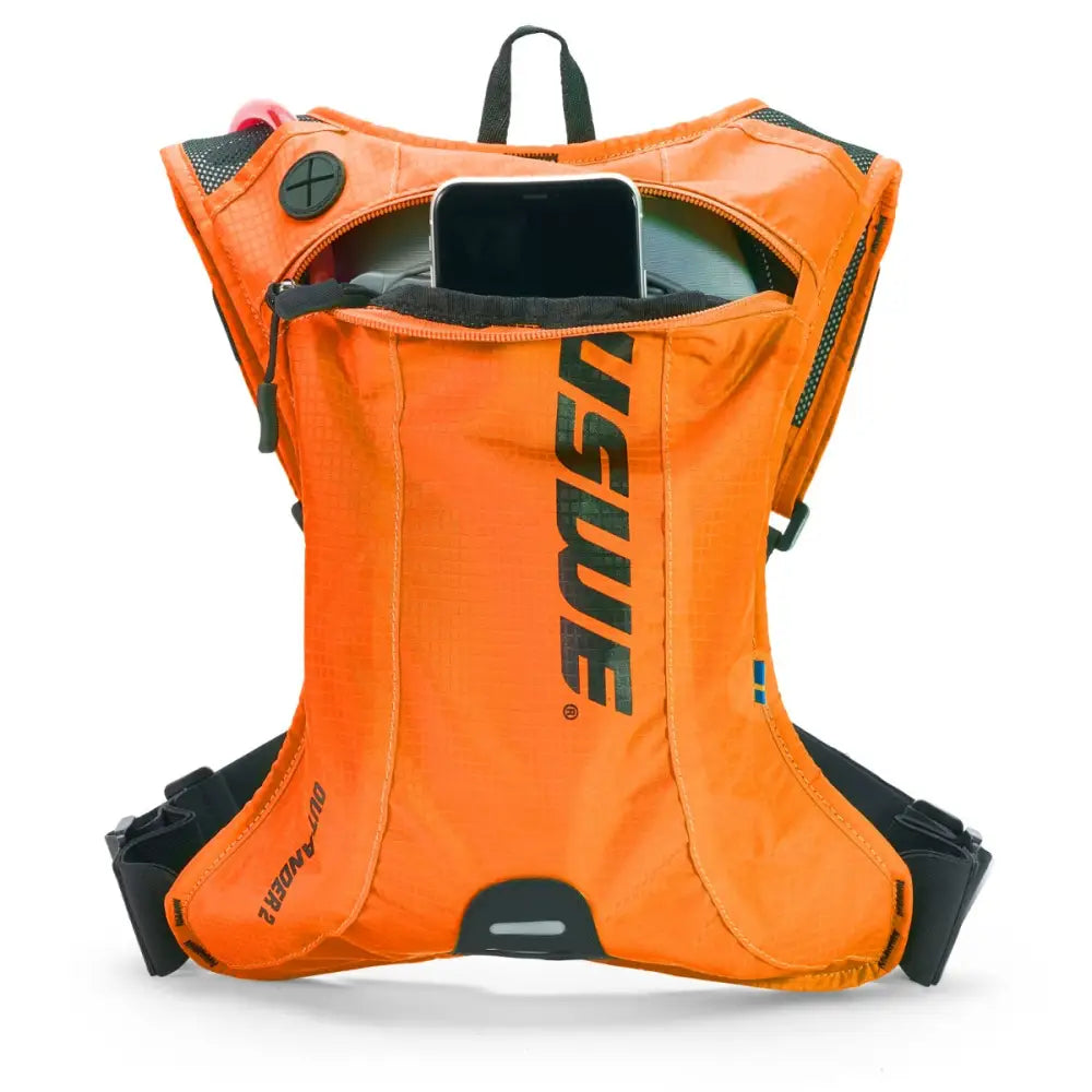 USWE Outlander 2 Backpack With 1.5L Hydration Bladder Orange - 2033438