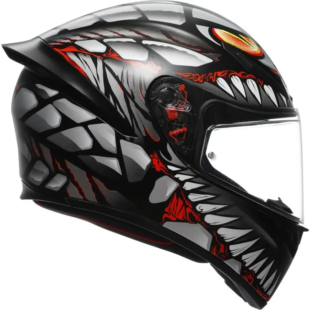 AGV K1 S Lyzard Helmet Matte Black/Gray/Red