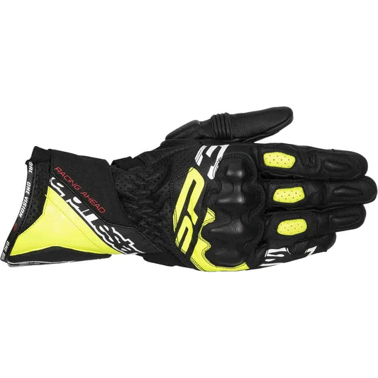Alpinestars SP-3 Gloves Black/Fluo Yellow/White