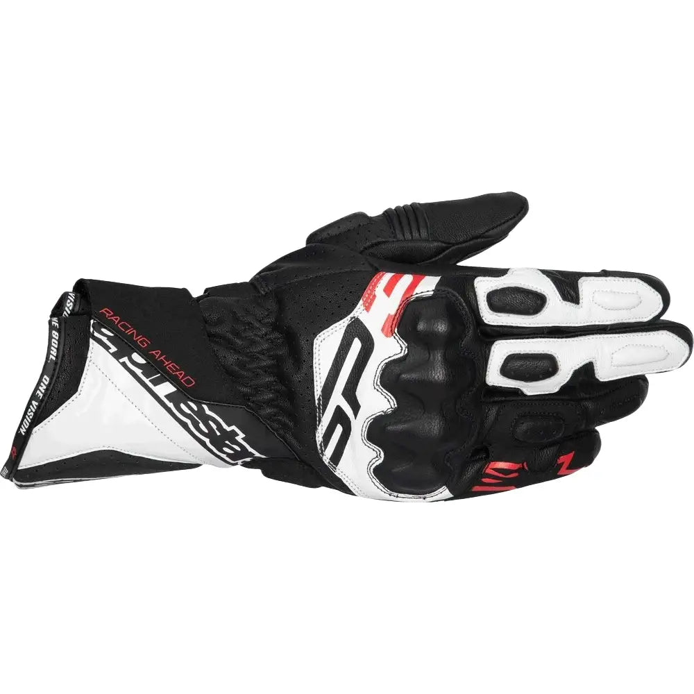 Alpinestars SP-3 Gloves Black/White/Fluo Red